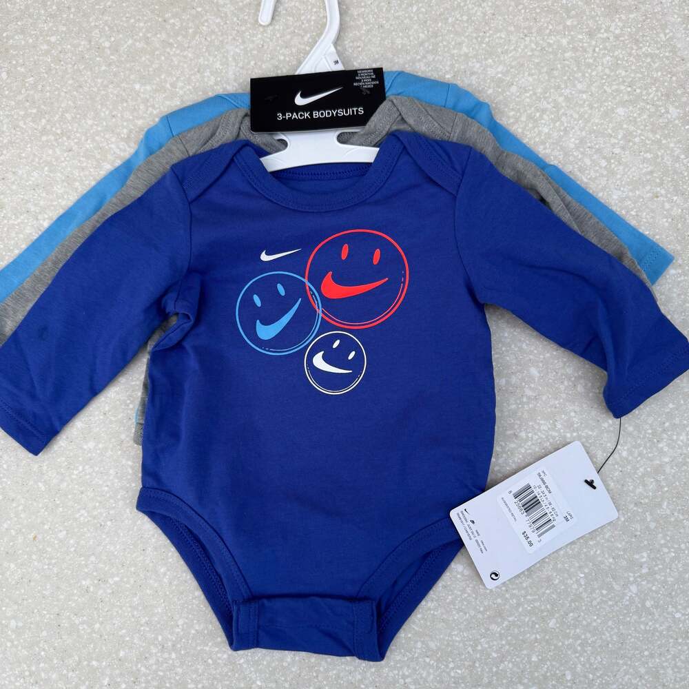 Nike Baby Boy 3 Pack Body Suit NWT Sports